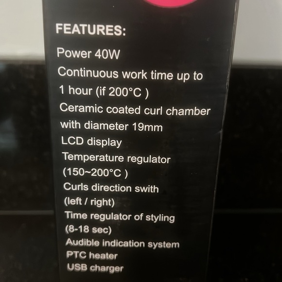 Cordless Automatic Hair Curler - Picture 3 of 10